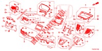 GUARNICAO INSTRUMENTOS (COTE DE CONDUCTEUR) (LH) para Honda CR-V DIESEL 2.2 ELEGANCE 5 portas 6 velocidades manuais 2013