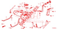 TUBO DO ENCHEDOR DE COMBUSTIVEL (DIESEL) para Honda CR-V DIESEL 2.2 ELEGANCE 5 portas automática de 5 velocidades 2013