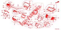 GUARNICAO INSTRUMENTOS (COTE DE CONDUCTEUR) (LH) para Honda CR-V DIESEL 2.2 EXCLUSIVE 5 portas automática de 5 velocidades 2013
