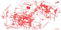 SUPERIOR PAINEL INSTR (LH) para Honda CR-V DIESEL 2.2 EXECUTIVE NAVI 5 portas 6 velocidades manuais 2013