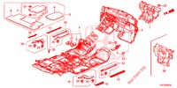TAPETE PISO/ISOLADOR  para Honda CR-V DIESEL 2.2 EXECUTIVE NAVI 5 portas automática de 5 velocidades 2013