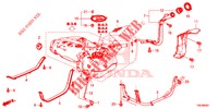 TUBO DO ENCHEDOR DE COMBUSTIVEL (DIESEL) para Honda CR-V DIESEL 1.6 COMFORT 5 portas automática de 9 velocidades 2016