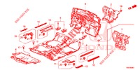 TAPETE PISO/ISOLADOR (2) para Honda CR-V DIESEL 1.6 ELEGANCE 5 portas automática de 9 velocidades 2016