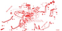 TUBO DO ENCHEDOR DE COMBUSTIVEL (DIESEL) para Honda CR-V DIESEL 1.6 EXECUTIVE NAVI 4WD 5 portas 6 velocidades manuais 2016