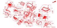 GUARNICAO INSTRUMENTOS (COTE DE CONDUCTEUR) (LH) para Honda CR-V DIESEL 1.6 EXECUTIVE NAVI 4WD 5 portas automática de 9 velocidades 2016