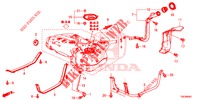 TUBO DO ENCHEDOR DE COMBUSTIVEL (DIESEL) para Honda CR-V DIESEL 1.6 EXECUTIVE NAVI 4WD 5 portas automática de 9 velocidades 2016