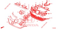 GRELHA FRENTE/MOLDURA  para Honda CR-V DIESEL 1.6 EXECUTIVE NAVI 5 portas 6 velocidades manuais 2017