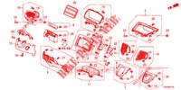 GUARNICAO INSTRUMENTOS (COTE DE CONDUCTEUR) (LH) para Honda CR-V DIESEL 1.6 EXECUTIVE NAVI 5 portas 6 velocidades manuais 2017