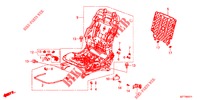 COMP. BANCO FR. (G.) (HAUTEUR MANUELLE) para Honda CR-Z IMA BASE 3 portas 6 velocidades manuais 2012