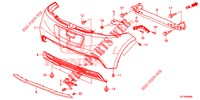 PARA CHOQUES TRASEIRO ( '15) para Honda CR-Z IMA THIS IS 3 portas 6 velocidades manuais 2013