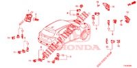 SENSOR ESTACIONAMENTO  para Honda HR-V DIESEL 1.6 EXCLUSIVE 5 portas 6 velocidades manuais 2016