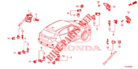 SENSOR ESTACIONAMENTO  para Honda HR-V 1.5 EXCLUSIVE 5 portas 6 velocidades manuais 2017