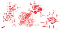 APOIOS MOTOR (1.5L) (AT) (1) para Honda HR-V 1.5 EXECUTIVE 5 portas totalmente automática CVT 2018