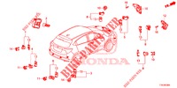 SENSOR ESTACIONAMENTO  para Honda HR-V DIESEL 1.6 EXCLUSIVE 5 portas 6 velocidades manuais 2018
