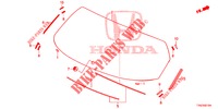 PARA BRISAS/ VIDRO TRASEIRO  para Honda HR-V 1.5 SPORT 5 portas 6 velocidades manuais 2019