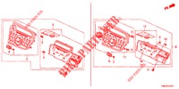 UNIDADE DE AUDIO (LH) para Honda INSIGHT 1.3 IMA COMFORT 5 portas totalmente automática CVT 2011