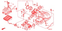FILTRO AR  para Honda INSIGHT 1.3 IMA COMFORT 5 portas totalmente automática CVT 2012