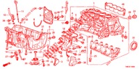 BLOCO CILINDROS/CARTER OLEO  para Honda INSIGHT EXECUTIVE 5 portas totalmente automática CVT 2012