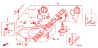 FAROL (HID) para Honda INSIGHT EXECUTIVE 5 portas totalmente automática CVT 2012