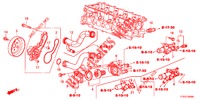 BOMBA AGUA/TERMOSTATO  para Honda JAZZ 1.2 LSI 5 portas 5 velocidades manuais 2012