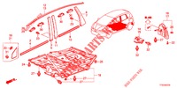 MOLDURA/PROTECTOR  para Honda JAZZ 1.2 LSLP 5 portas 5 velocidades manuais 2012