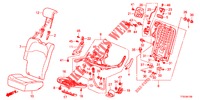 BANCO TRASEIRO/CINTO SEGURANCA (D.) para Honda JAZZ 1.4 LUXURY 5 portas 5 velocidades manuais 2012
