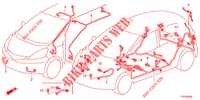 CABLAGEM (1) (LH) para Honda JAZZ 1.4 LUXURY 5 portas 5 velocidades manuais 2012