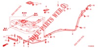 TUBO DO ENCHEDOR DE COMBUSTIVEL  para Honda JAZZ 1.4 LUXURY 5 portas 5 velocidades manuais 2012