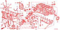 BLOCO CILINDROS/CARTER OLEO (1.2L/1.3L/1.4L) para Honda JAZZ 1.4 LUXURY ES 5 portas totalmente automática CVT 2012