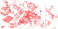 FILTRO AR (1) para Honda JAZZ 1.4 LUXURY ES 5 portas totalmente automática CVT 2012