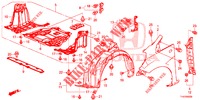 GUARDA LAMAS FRENTE  para Honda JAZZ 1.4 LUXURY ES 5 portas totalmente automática CVT 2012