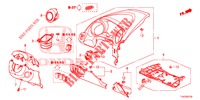 GUARNICAO INSTRUMENTOS (COTE DE CONDUCTEUR) (LH) para Honda JAZZ 1.4 LUXURY ES 5 portas totalmente automática CVT 2012