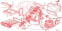 VENTILADOR AQUECEDOR (LH) para Honda JAZZ 1.4 LUXURY ES 5 portas totalmente automática CVT 2012