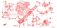 APOIO MOTOR (MT) para Honda JAZZ 1.4 ESH 5 portas 5 velocidades manuais 2012