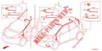 CABLAGEM (LH) (6) para Honda JAZZ 1.4 ESH 5 portas 5 velocidades manuais 2012