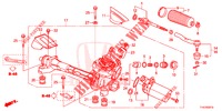 CAIXA DIRECCAO ASSISTIDA (LH) para Honda JAZZ 1.4 ESH 5 portas 5 velocidades manuais 2012