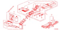 FERRAMENTA/MACACO  para Honda JAZZ 1.4 ESH 5 portas 5 velocidades manuais 2012