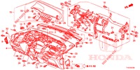 SUPERIOR PAINEL INSTR (LH) para Honda JAZZ 1.4 ESH 5 portas 5 velocidades manuais 2012