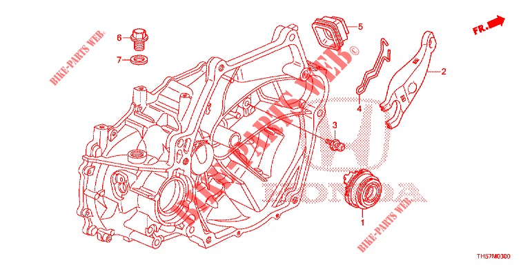 DESENGATE EMBRAIAGEM  para Honda JAZZ 1.4 ESH 5 portas 5 velocidades manuais 2012