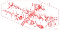 COMPONENTE MOTOR ARRANQUE (DENSO) para Honda JAZZ 1.4 ESH 5 portas totalmente automática CVT 2012