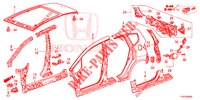 PAINEIS EXTERIOR/PAINEL TRASEIRO  para Honda JAZZ 1.4 ESH 5 portas totalmente automática CVT 2012
