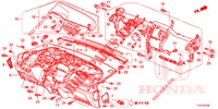 SUPERIOR PAINEL INSTR (LH) para Honda JAZZ 1.4 ESH 5 portas totalmente automática CVT 2012