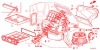 VENTILADOR AQUECEDOR (LH) para Honda JAZZ 1.4 ESH 5 portas totalmente automática CVT 2012