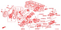 BOMBA AGUA/TERMOSTATO  para Honda JAZZ 1.4 ESL 5 portas 5 velocidades manuais 2012