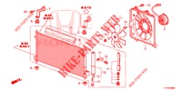 AR CONDICIONADO (CONDENSATEUR) para Honda JAZZ 1.4 ESL 5 portas totalmente automática CVT 2012