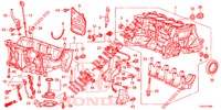 BLOCO CILINDROS/CARTER OLEO (1.2L/1.3L/1.4L) para Honda JAZZ 1.4 ESL 5 portas totalmente automática CVT 2012