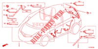 CABLAGEM (LH) (5) para Honda JAZZ 1.4 ESL 5 portas totalmente automática CVT 2012