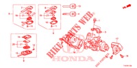 COMPONENTES CANHAO CHAVE  para Honda JAZZ 1.4 ESL 5 portas totalmente automática CVT 2012