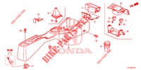 CONSOLA CENTRAL  para Honda JAZZ 1.4 ESL 5 portas totalmente automática CVT 2012