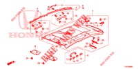 FORRO TECTO  para Honda JAZZ 1.4 ESL 5 portas totalmente automática CVT 2012